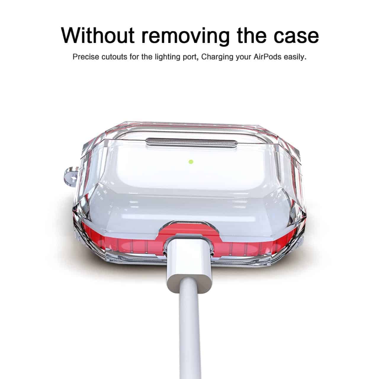 Diamond Cut Transparent AirPods Pro Case