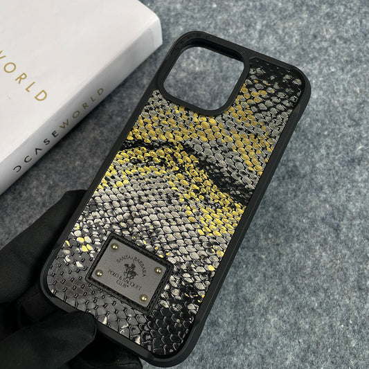 Santa Barbara Serpente Luxe Leather Case