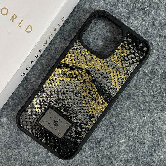 Santa Barbara Serpente Luxe Leather Case