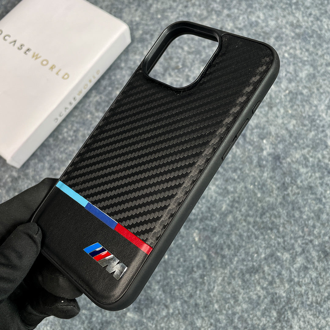Carbon Fibre M Series Premium Leather Case