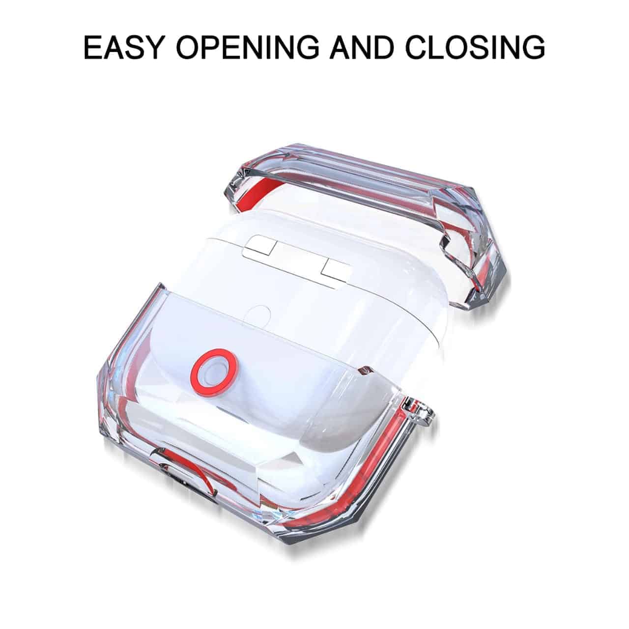 Diamond Cut Transparent AirPods Pro Case