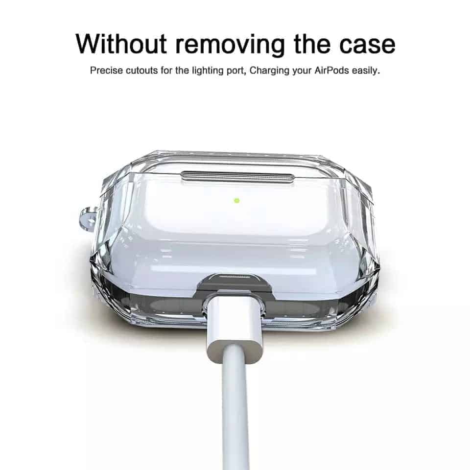 Diamond Cut Transparent AirPods Pro Case