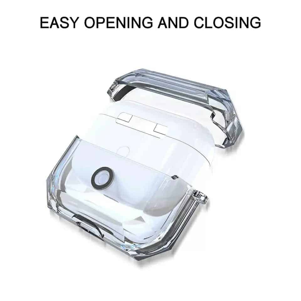 Diamond Cut Transparent AirPods Pro Case