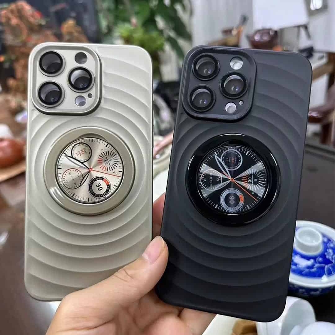 3D Wave Luxury Magnetic Bracket Case