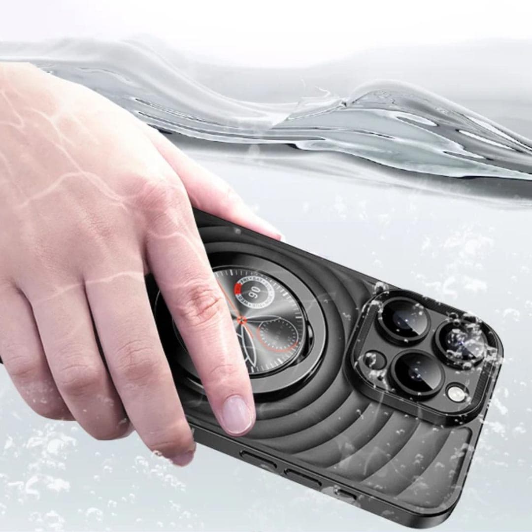 3D Wave Luxury Magnetic Bracket Case