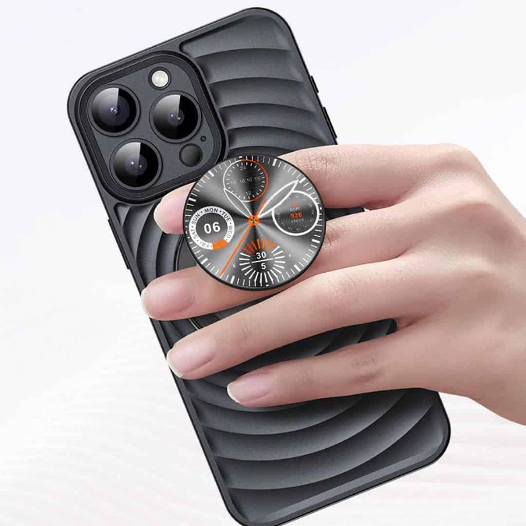 3D Wave Luxury Magnetic Bracket Case