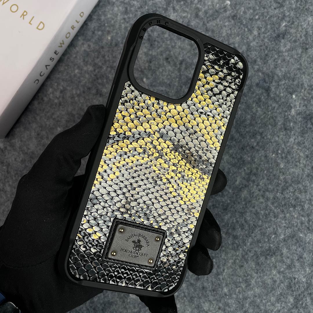 Santa Barbara Serpente Luxe Leather Case