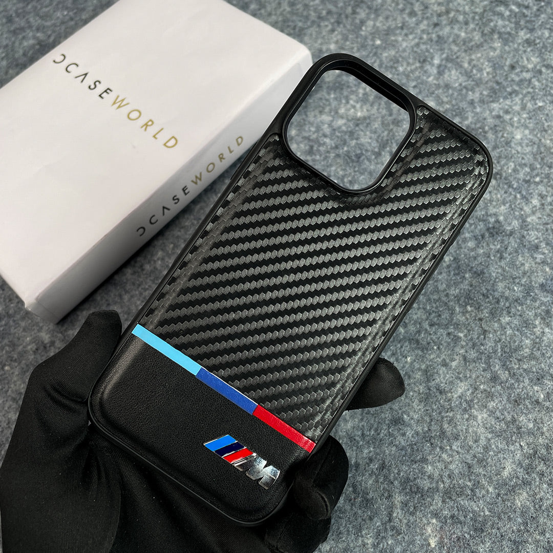 Carbon Fibre M Series Premium Leather Case