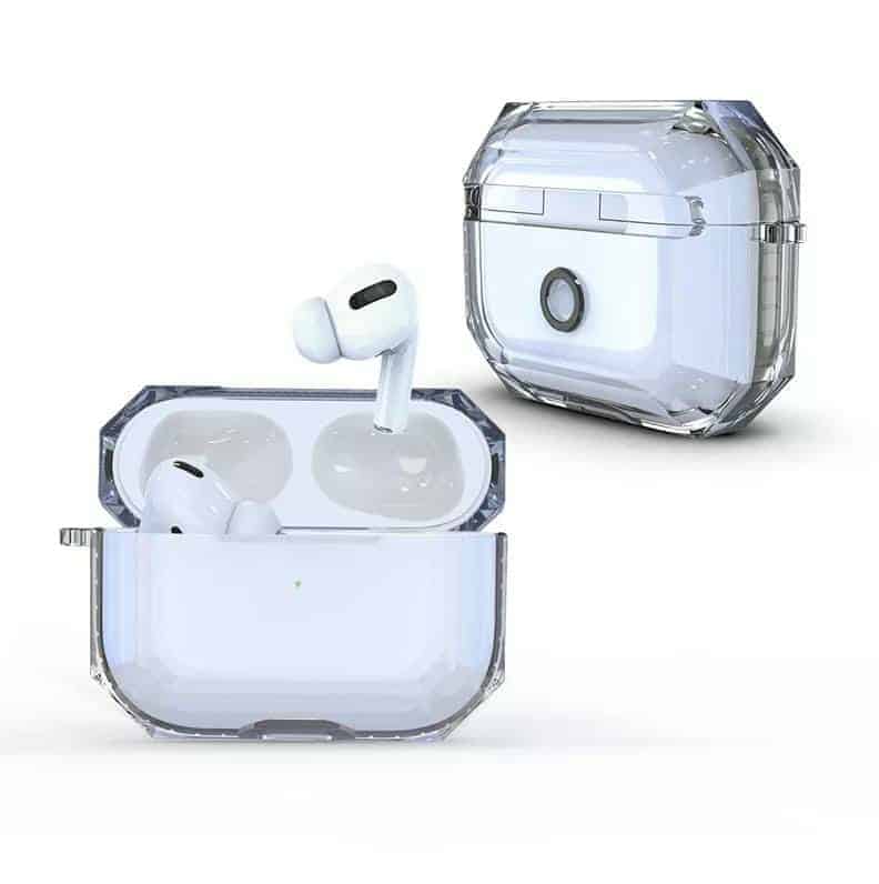 Diamond Cut Transparent AirPods Pro Case