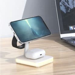 4 IN1 Wireless Charging STATION-DOCK with Night Light
