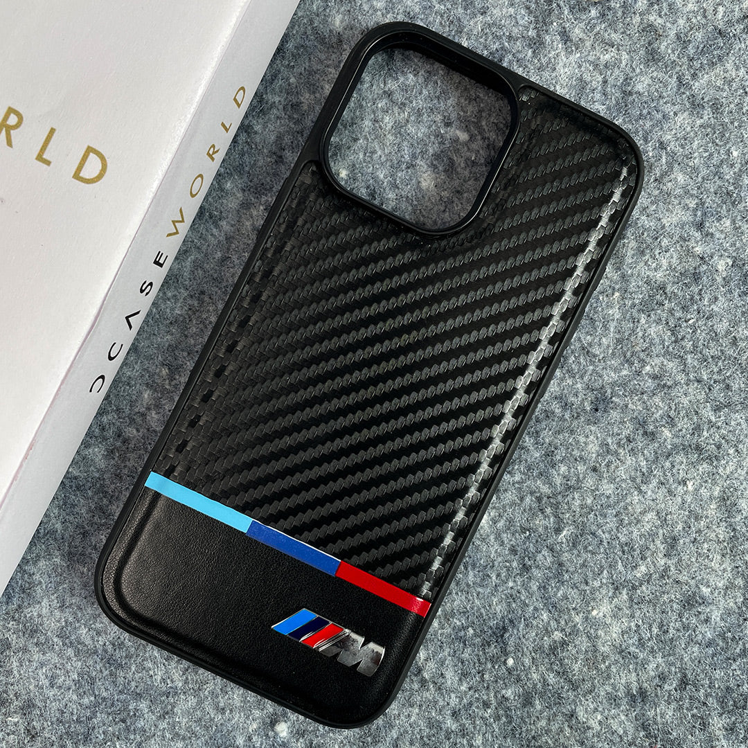 Carbon Fibre M Series Premium Leather Case