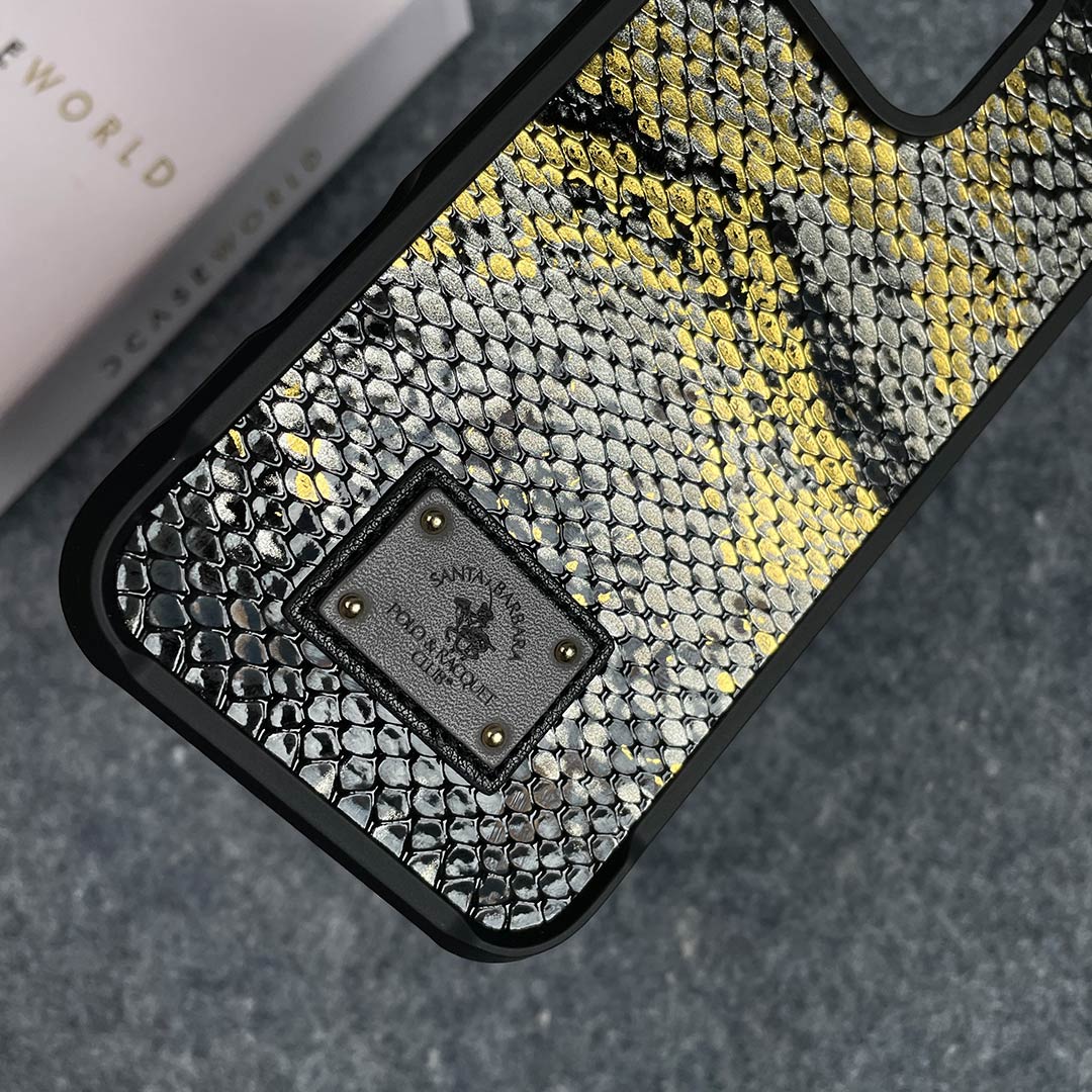 Santa Barbara Serpente Luxe Leather Case
