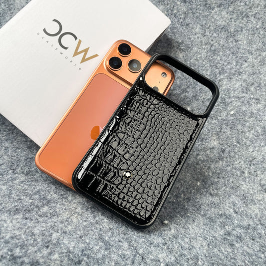 Luxury Croco Patent Leather Case