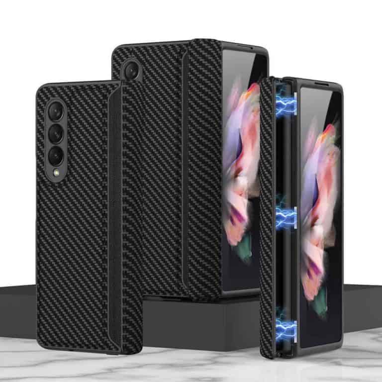 Magnetic Flip Premium Leather Case for Fold 3