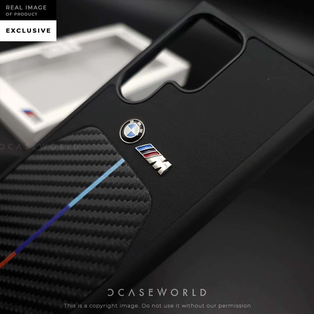 M Coupe Carbon Fibre + Leather Case - S 23 Ultra