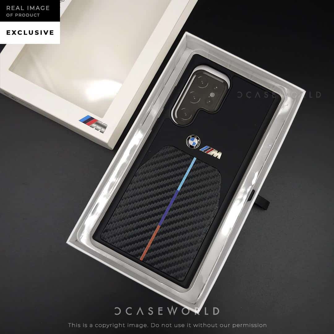 M Coupe Carbon Fibre + Leather Case - S 23 Ultra
