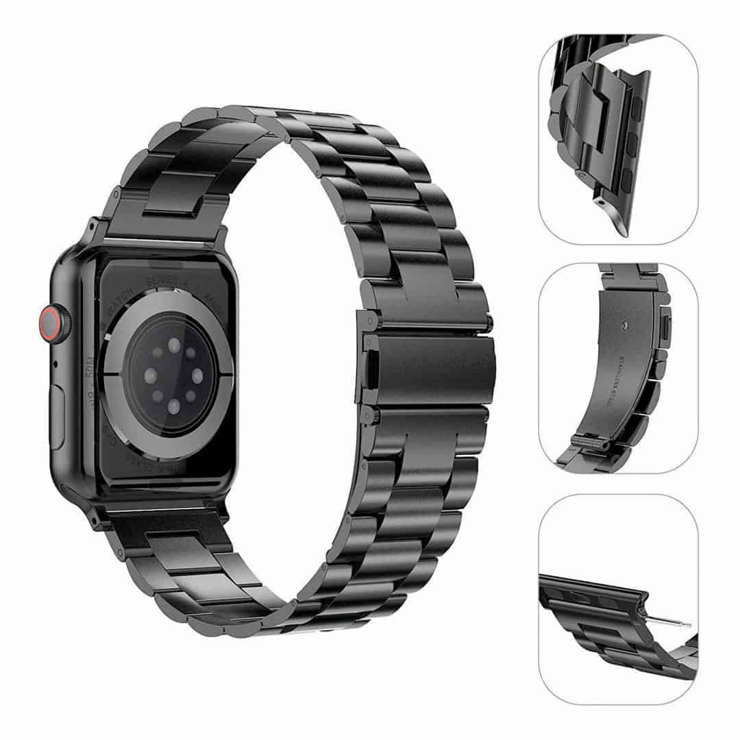 Stainless Steel Bracelet Apple Watch Band (42-44-45-49MM)