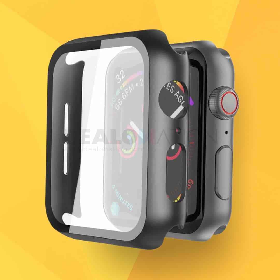 Apple Watch Case with 9H Tempered Glass - Series 6/5/4/3/2/1