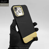Black N' Gold TPU + Metal Case