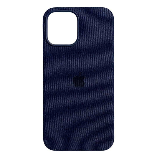 iPhone 12 Series Leather/Fabric Case with Apple Logo