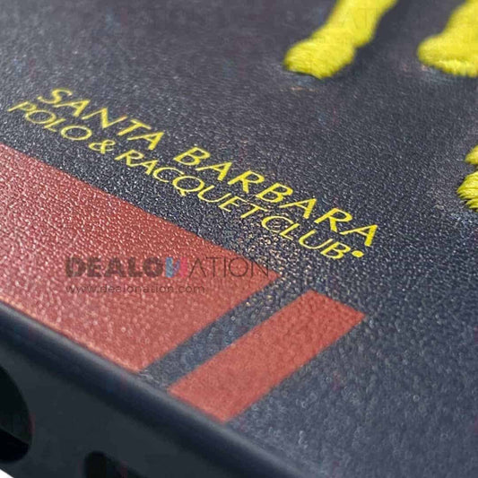 Leather Santa Barbara Polo Racquet Jockey iPhone 12 Series - Alaskan Blue