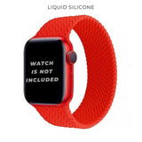Small Size - Braided Silicone Solo Loop for Apple Watch 42-44 MM