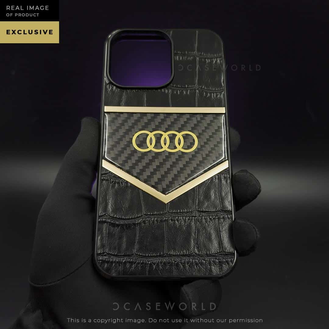 Exclusive Luxury Electroplating Case with Glossy Carbon Fibre