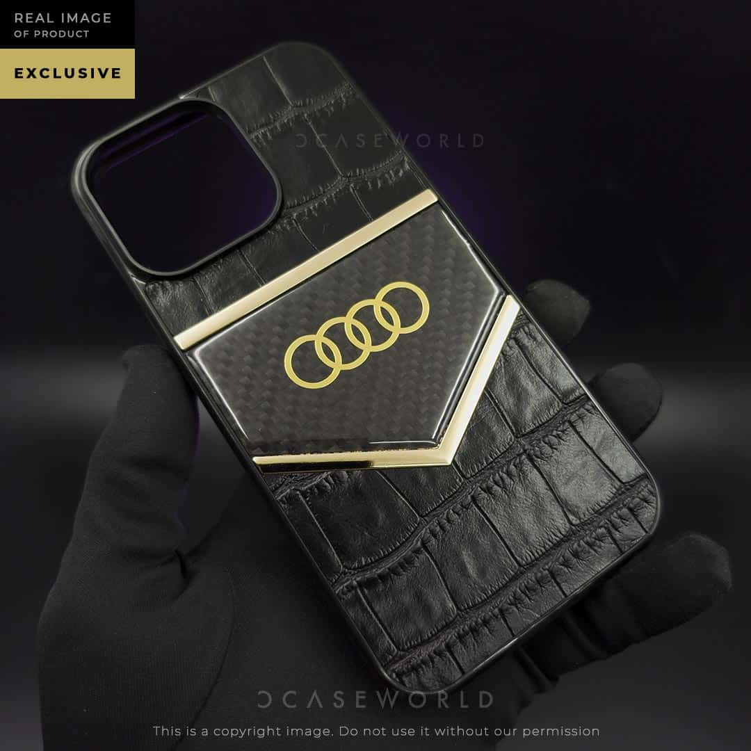Exclusive Luxury Electroplating Case with Glossy Carbon Fibre