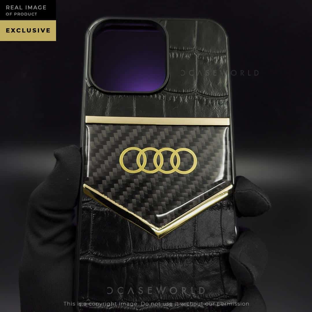 Exclusive Luxury Electroplating Case with Glossy Carbon Fibre