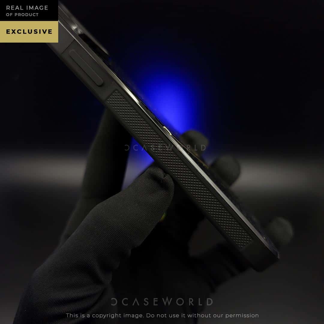 Exclusive Luxury Electroplating Case with Glossy Carbon Fibre