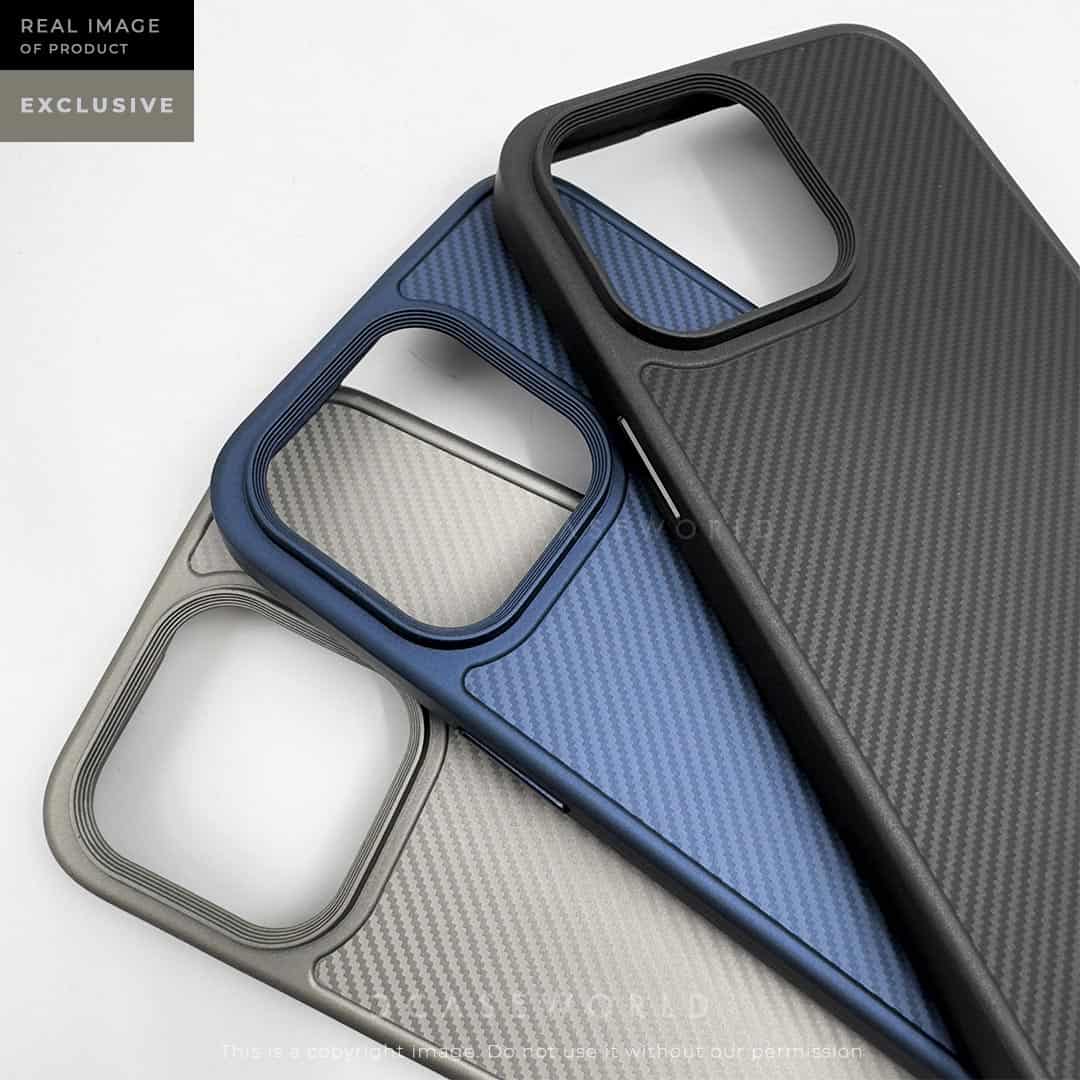 Slim Carbon Fiber Drop Protection Case