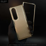 Luxury Champagne Gold Carbon Fiber Case