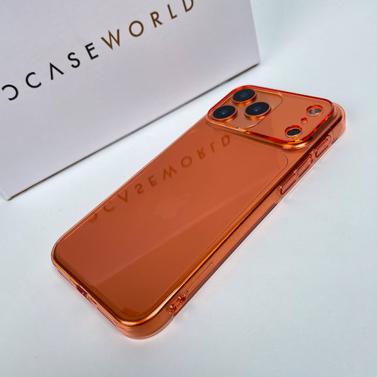 Candy Pop Orange Clear Case