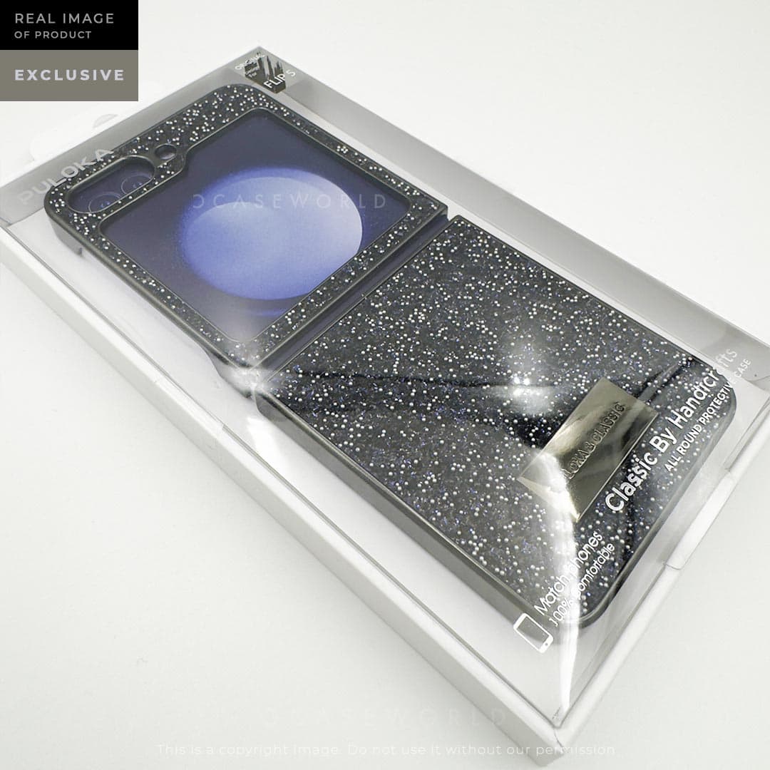 Classic Handcraft Shimmery Case - Z Flip 5