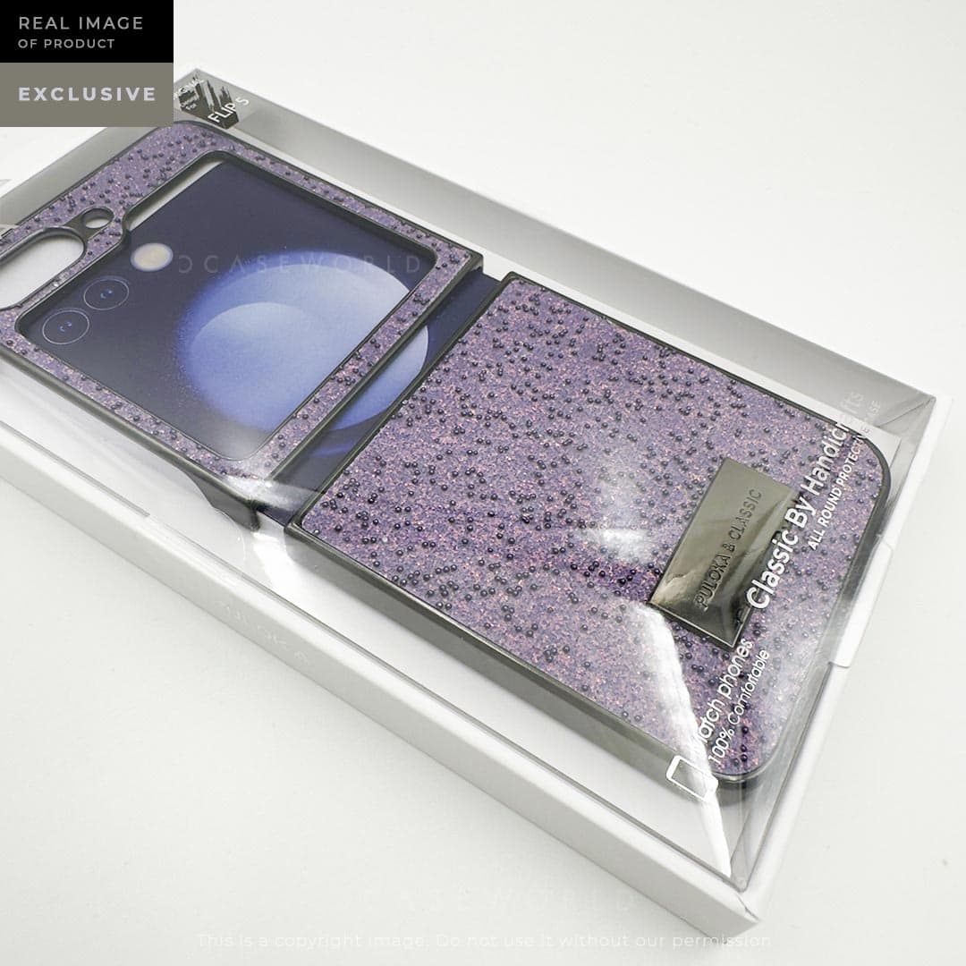 Classic Handcraft Shimmery Case - Z Flip 5