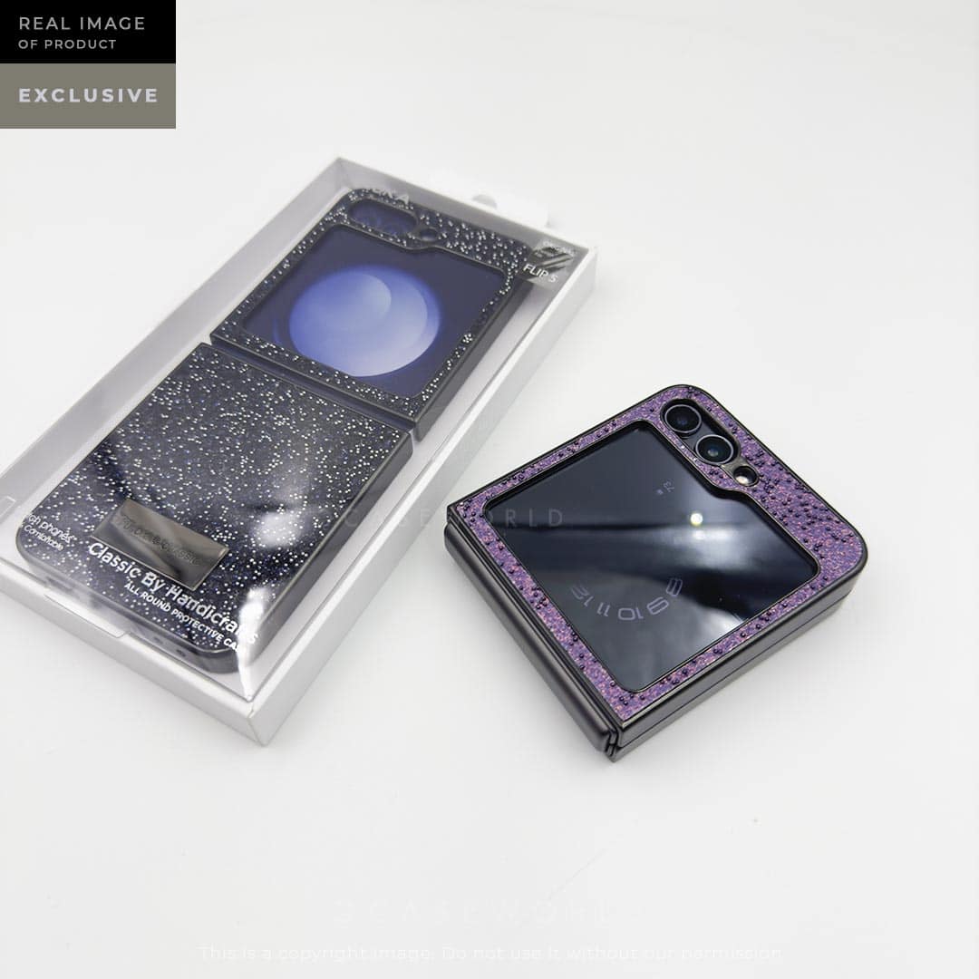 Classic Handcraft Shimmery Case - Z Flip 5