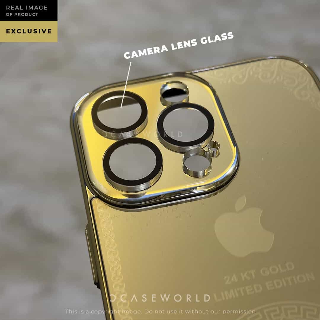 Luxury Gold Case with Lens Guard