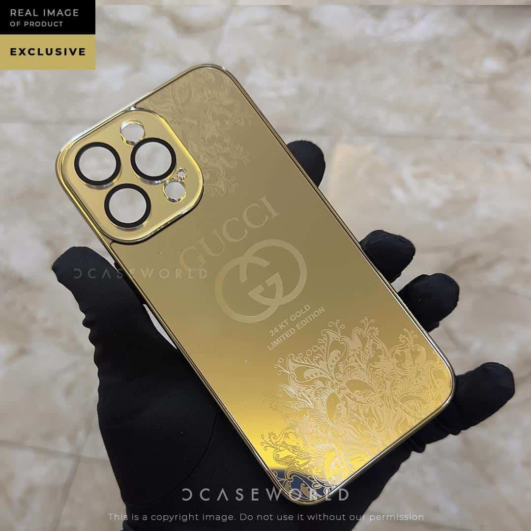 Luxury Gold Case with Lens Guard