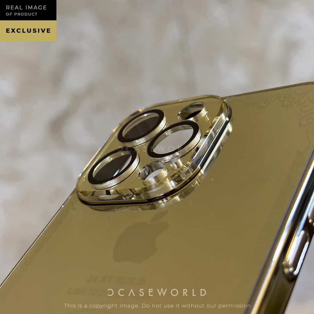 Luxury Gold Case with Lens Guard