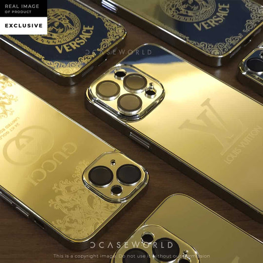 Luxury Gold Case with Lens Guard