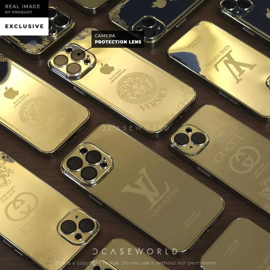 Luxury Gold Case with Lens Guard