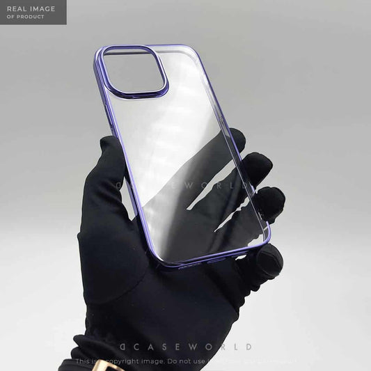 Crystal Clear Purple Hard PC Case