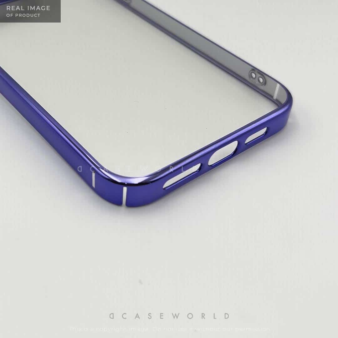 Crystal Clear Purple Hard PC Case