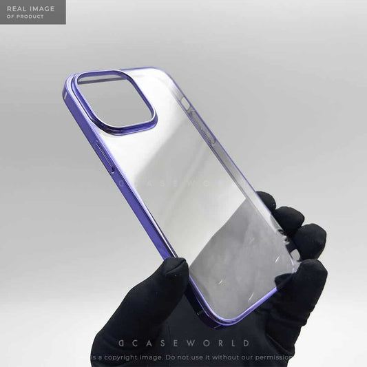 Crystal Clear Purple Hard PC Case