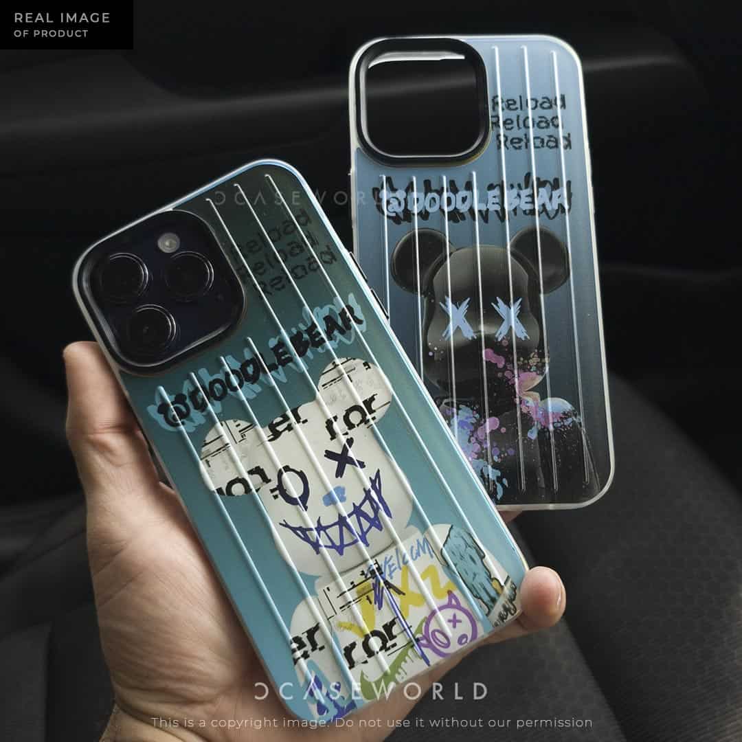 Doodle Bear Trolly Pattern Case