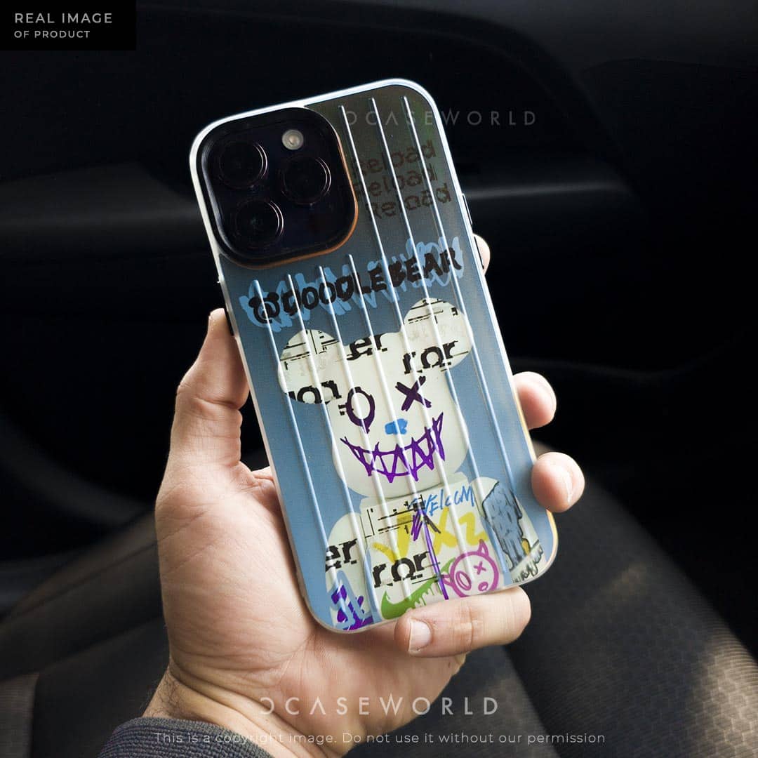 Doodle Bear Trolly Pattern Case