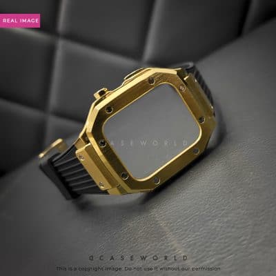 Luxury Stainless Steel Case with Silicon Strap (44-45MM)