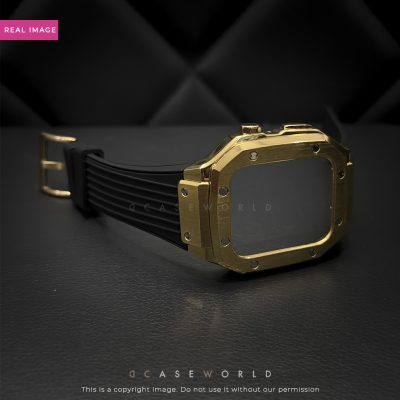 Luxury Stainless Steel Case with Silicon Strap (44-45MM)