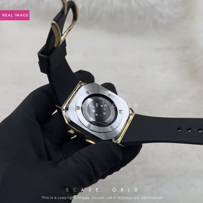 Luxury Stainless Steel Case with Silicon Strap (44-45MM)