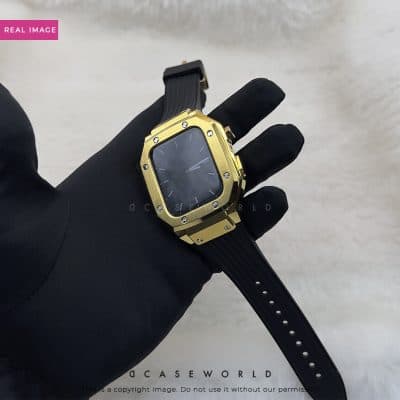 Luxury Stainless Steel Case with Silicon Strap (44-45MM)